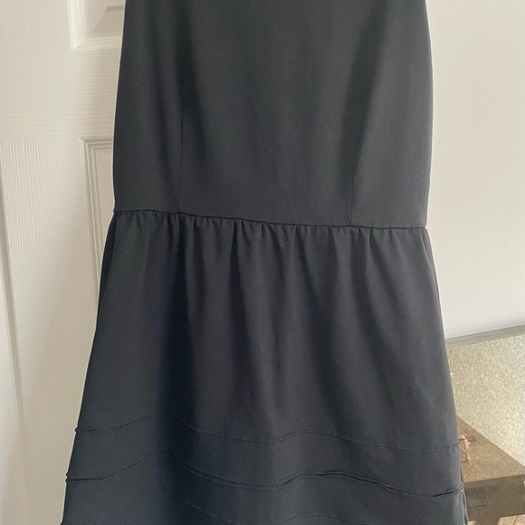 Cynthia Rowley Fit and Flare Black Dress - Medium - Picture 3 of 9